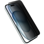 OtterBox Premium Pro Glass Privacy Guard for iPhone 15, Privacy Guard + Antimicrobial