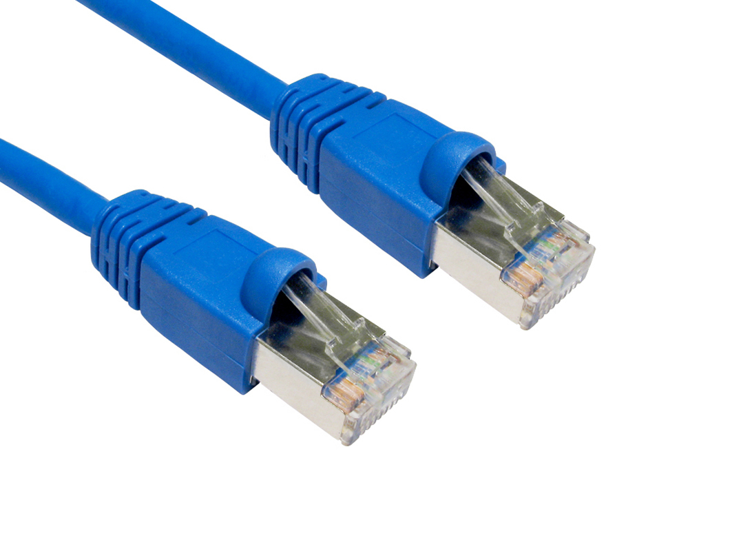 Photos - Cable (video, audio, USB) Cables Direct B6ST-710B networking cable Blue 10 m Cat6 F/UTP  (FTP)