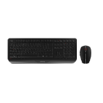 CHERRY GENTIX DESKTOP Wireless Keyboard & Mouse Set, Black, USB (QWERTY - UK)