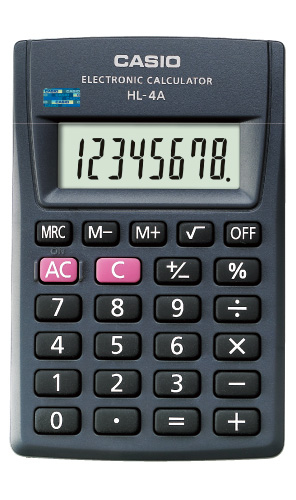 Casio HL-4A calculator Pocket Basic