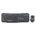Gembird KBS-WM-02 keyboard Mouse included Office RF Wireless QWERTY US English Black