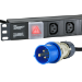 Cablenet 12 Way IEC - C13 Horizontal 1u PDU with 16Amp Commando 3m Feed