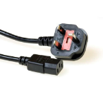 ACT Netsnoer UK connector - C13 zwart 1 m