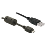 DeLOCK USB 2.0 Cable - 1.0m USB cable 1 m USB A Micro-USB B Black