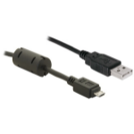 DeLOCK USB 2.0 Cable - 1.0m USB-kabel 1 m USB A Micro-USB B Zwart