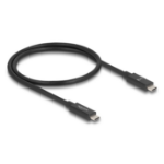 DeLOCK 81210 USB cable USB4 Gen 4x2 0.5 m USB C Black