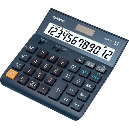 Image of Casio DH-12ET calculator Desktop Basic Black
