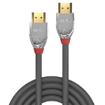 Lindy 37872 HDMI kabel 2 m HDMI Type A (Standaard) Grijs, Zilver