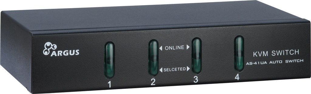 Inter-Tech KVM-AS-41UA KVM switch Black