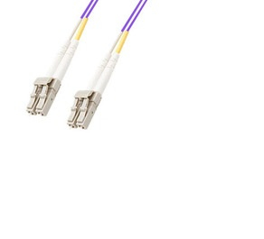 Microconnect FIB440415P fibre optic cable 15 m LC OM4 Violet