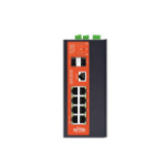 Wi-Tek WI-PMS310GF-ALIEN-I network switch Managed L2 Gigabit Ethernet (10/100/1000) Power over Ethernet (PoE) Black, Orange