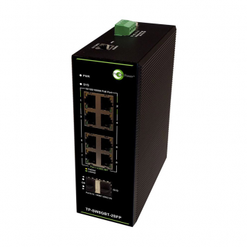 Industrial 10 Port BT PoE Switch - TP-SW8GBT-2SFP thumbnail