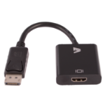 V7 CBLDPHD-1E video cable adapter 7.87" (0.2 m) 1x 20-pin DisplayPort 1x 19-pin HDMI Black