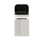 Transcend JetFlash 880 OTG 64GB USB flash drive USB Type-A / Micro-USB 3.2 Gen 1 (3.1 Gen 1) Zwart, Zilver