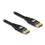 DeLOCK DisplayPort Kabel 8K 60 Hz 3 m schwarz Metall