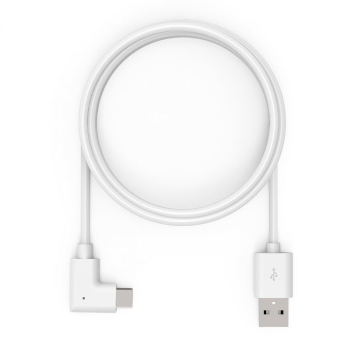 Image of Compulocks 6ft 2.0 USB-A to 90-Degree USB-C Charging Cable Right...