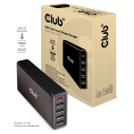 CLUB3D CAC-1903 mobile device charger GPS, Gaming controls, Headphones, MP3, MP4, Mobile phone, Netbook, Laptop, Other, Portable speaker, Power bank, Smartphone, Tablet, Wearables Black AC Indoor