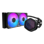 Cooler Master MasterLiquid Atmos II 240 Pixel LED Black Processor Liquid cooling kit 12 cm 1 pc(s)