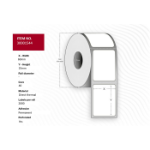 Capture 30001544 printer label White