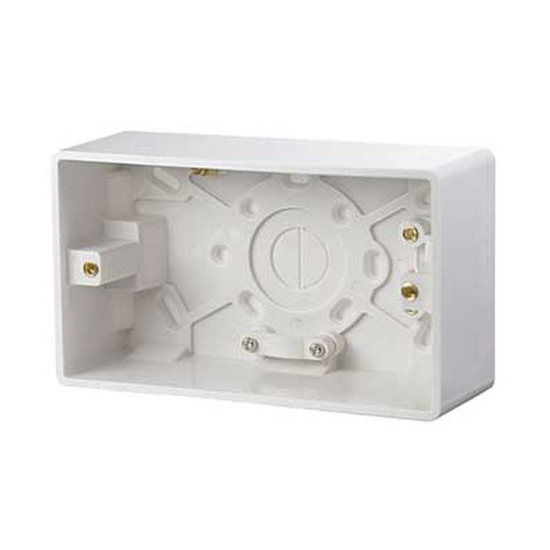 Image of RED GREY DOUBLE PATTRESS BACK BOX - DEEP