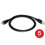 Monoprice 39916 USB cable 35.4" (0.9 m) USB 2.0 USB A USB B Black