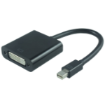 Microconnect MDPDVI3B video cable adapter 0.15 m Mini DisplayPort DVI-I Black
