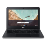 Acer Chromebook C722-K81A MT8183 11.6" HD ARM Cortex 4 GB LPDDR4x-SDRAM 32 GB Flash Wi-Fi 5 (802.11ac) ChromeOS Black