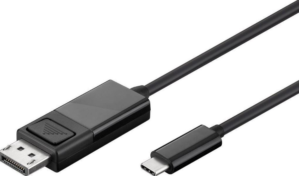 Microconnect USB3.1CDPB2 video cable adapter 2 m USB Type-C DisplayPort Black