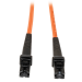 Tripp Lite N312-01M InfiniBand/fibre optic cable 39.4" (1 m) MT-RJ OFNR Black, Orange