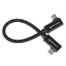 Kondor Blue KB-USBC-DRA-8-BK USB cable USB 3.2 Gen 2 (3.1 Gen 2) 0.2 m Black