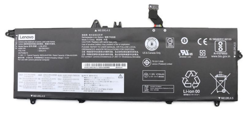 Image of Lenovo CXP Jazz Integ 3cell(3S1P)57Wh (ATL) Li-polymer battery...