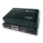 Techly IDATA-HDMI2-4K2E video splitter HDMI 2x HDMI