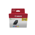 Canon 4541B019/CLI-526 Ink cartridge multi pack C,M,Y Blister with security, 3x450 pages ISO/IEC 24711 9ml Pack=3 for Canon Pixma IP 4850/MG 5350/MG 6150/MG 6250/MX 885