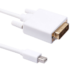 Axiom MDPMDDVIDM06-AX video cable adapter 71.7" (1.82 m) Mini DisplayPort DVI-D White