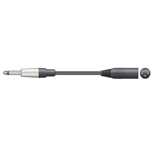Photos - Cable (video, audio, USB) Chord Electronics 190.049UK audio cable 3 m 6.35mm TRS XLR Black 