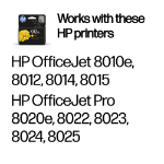 HP 3YL83AE/912XL Ink cartridge yellow high-capacity, 825 pages 9.9ml for HP OJ Pro 8010/e/8020