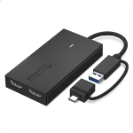 Plugable Technologies USB 3.0 & USB C to HDMI Adapter, Dual Monitors Video Graphics Adapter