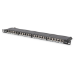 Digitus CAT 6, Class E High Denisity Patch Panel, shielded, black