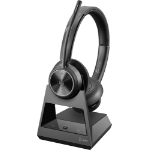 POLY SAVI 7300 Headset Wireless Handheld Office/Call center Black