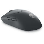 DELL Alienware Pro Wireless Gaming Mouse - Mouse - optical - 6 buttons - wired, wireless - USB, 2.4 GHz - Dark Side of the Moon