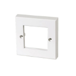 FDL 86x86mm MODULAR FACEPLATE - 1 GANG / 2 MODULE 50x50mm