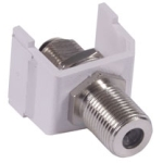 Hubbell SNAP-FIT, F CONN,WH