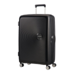 American Tourister Sounbox Spinner Expandable (4 wheels) 77cm Trolley Hard shell Black 97 L Polypropylene (PP)