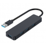 Gembird UHB-U3P4-04 interface hub USB 3.2 Gen 1 (3.1 Gen 1) Type-A Zwart