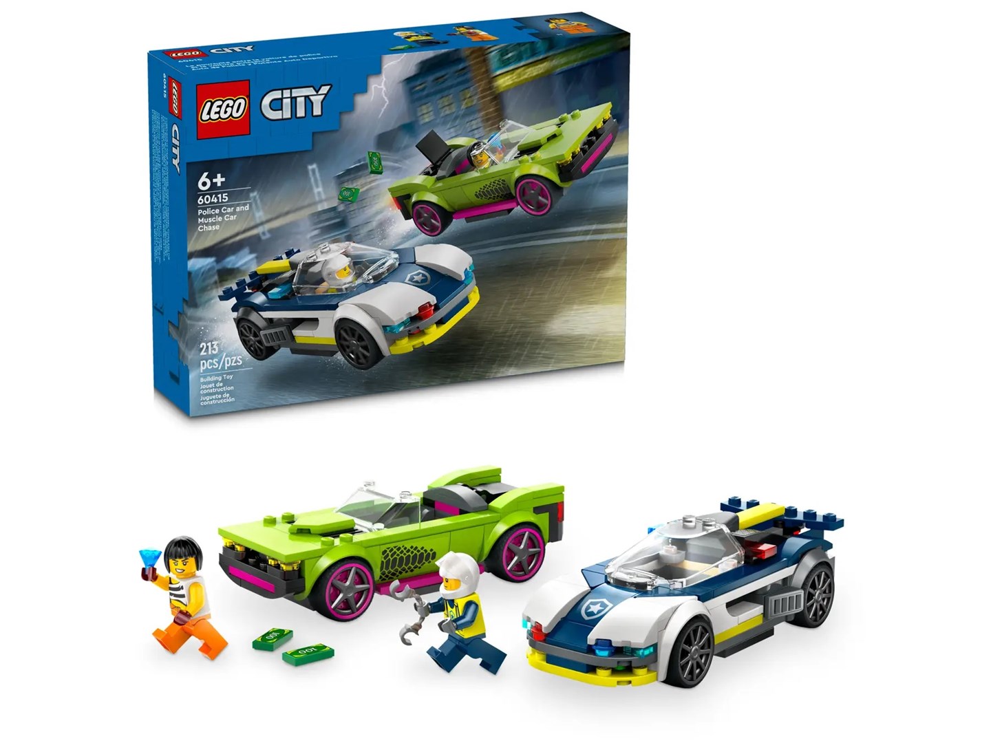 LEGO City 60415 Poscig Radiowozu Za Mu