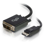 C2G 2m DisplayPort to Single Link DVI-D Adapter Cable M/M - DP to DVI - Black