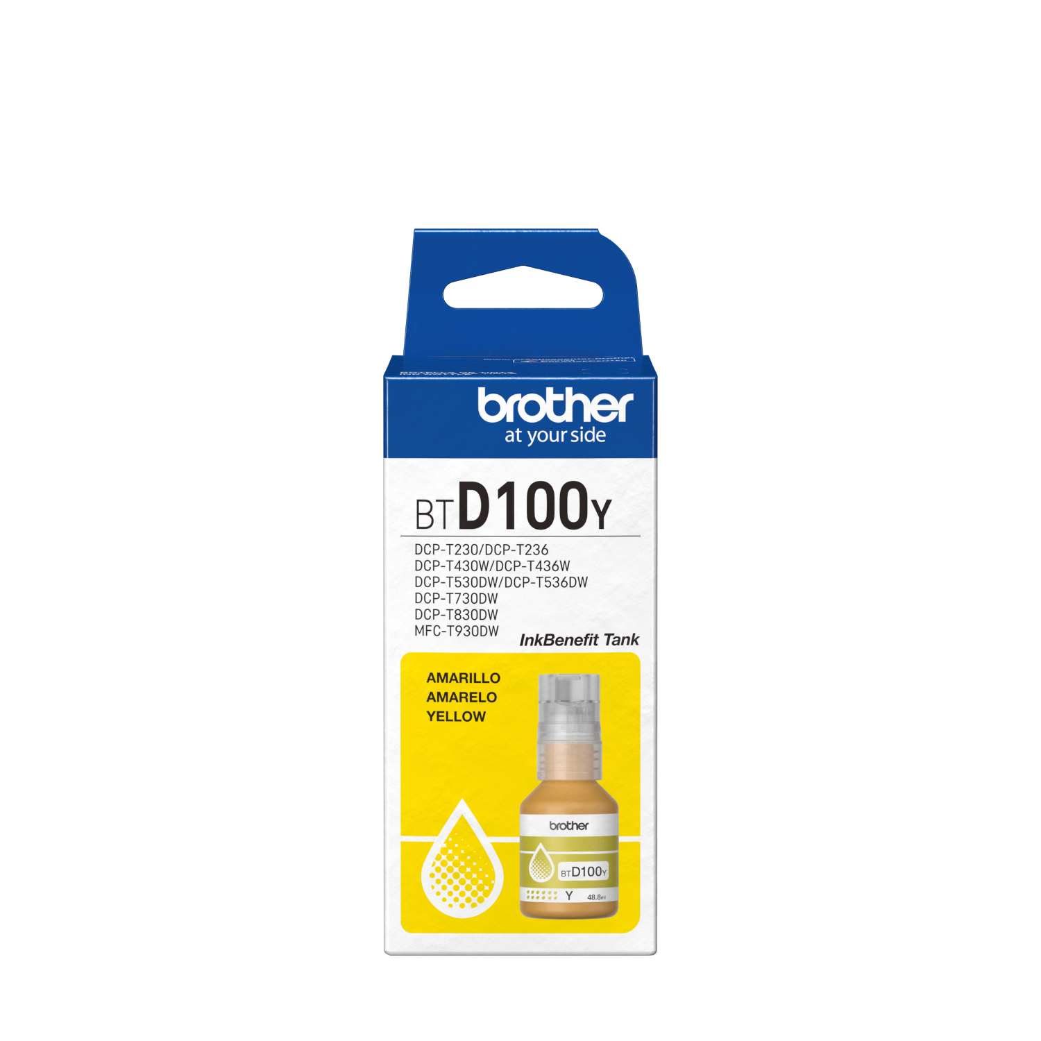 Brother BTD100Y Ink cartridge yellow, 5K pages 48.8ml for Brother MFC-T 930