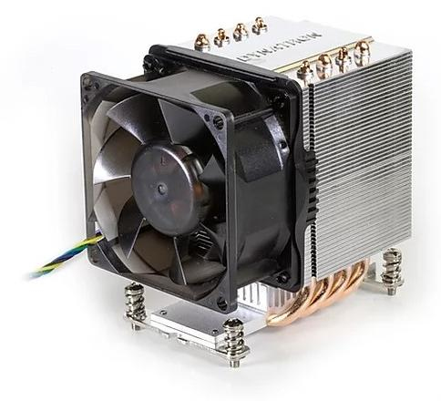 Image of Inter-Tech R-27 Processor Cooler 8 cm Aluminium, Black
