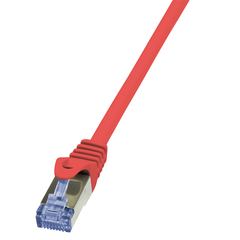 Image of LogiLink 1m Cat.6A 10G S/FTP networking cable Orange Cat6a S/FTP...