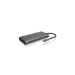 ICY BOX IB-DK4050-CPD Wired USB 3.2 Gen 1 (3.1 Gen 1) Type-C Anthracite